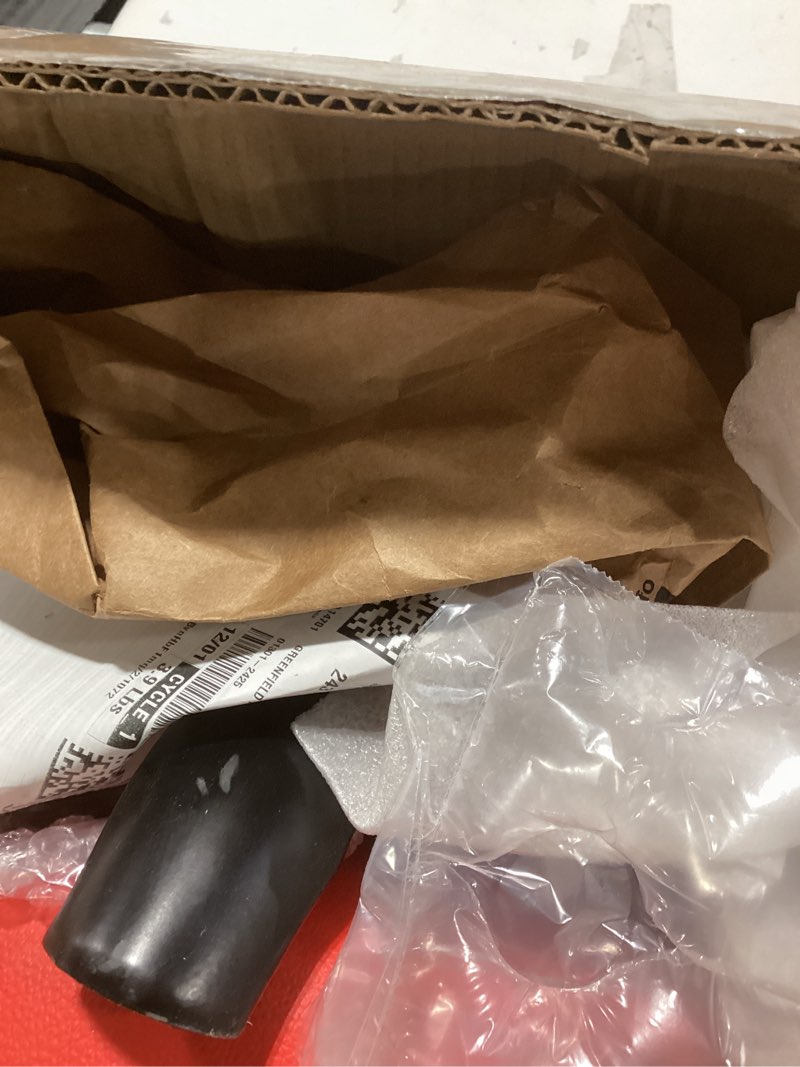 Condition photo showing New/Like New for Rolling Shop Stool with Wheels, Rolling Stool with Back Support, 360° Swive Garage Chair, Height Adjustable Chair 330lb Heavy Duty for Spa Salon Massage Home Office Tattoo (Red)