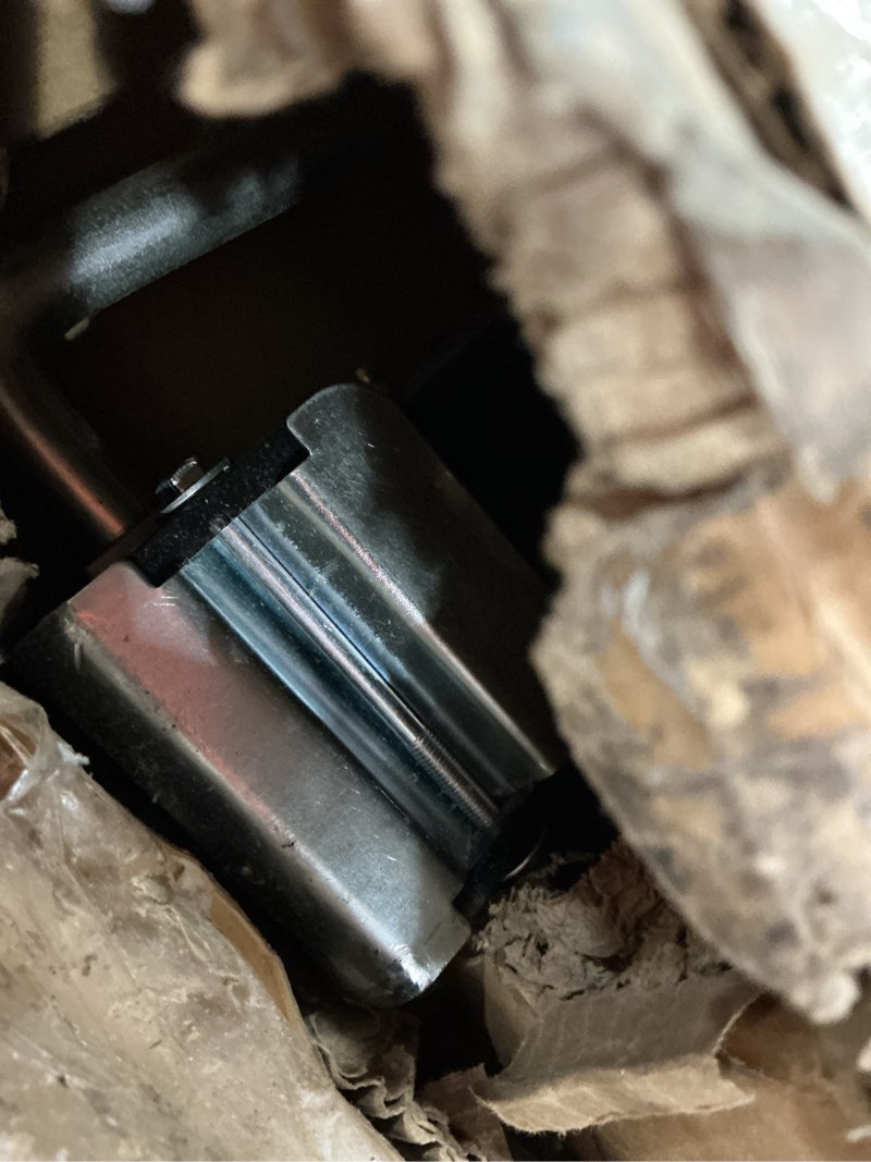 Condition photo showing As Is for 8000lbs pipe mount tongue jack, 15" lift, heavy duty swivel jack with drop leg, weld on jack for rv, boat, and utility trailers