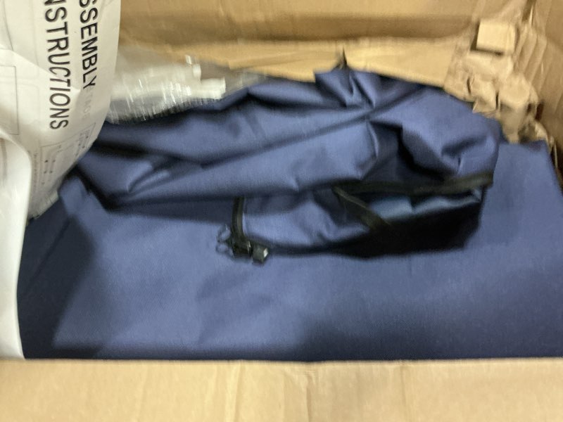 Condition photo showing New/Like New for 4 bow bimini top replacement cover waterproof 600d sun shade boat canopy with storage boot,blue/gray 54''-103''w x 96''l x 54''h navy 97"-103"w x 96"l x 54"h