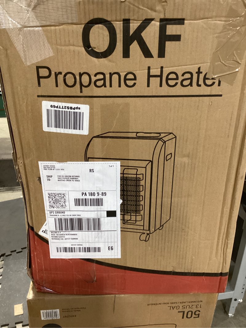 Condition photo showing New/Like New for Propane Patio Heater, Outdoor 18000BTU Gas Radiant Heater, Propane Heaters for Indoor, Outside