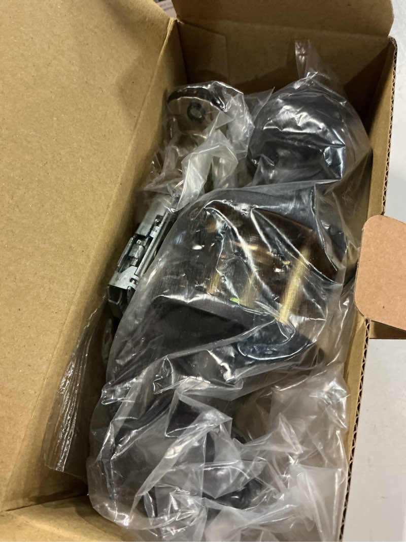 Condition photo showing New/Like New for RELIAB.LT Baron Matte Black Interior Bed/Bath Privacy Door Knob Contractor Pack 6 -Pack