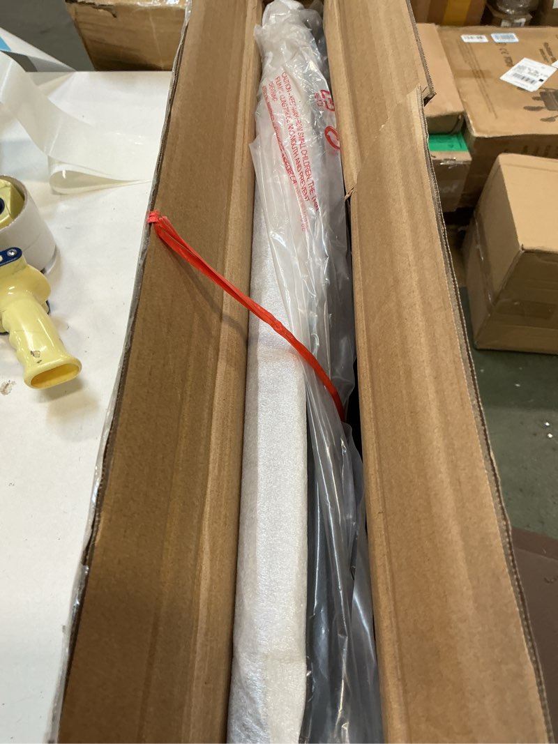 Condition photo showing Good Condition for Crocofair Black Coffee Table Foldable,Simple Modern Rectangular Center Table, Industrial Wood Tabletop and Metal Frame, Low Coffee Table for Home Office, Living Room,No Assembly,Rustic Brown