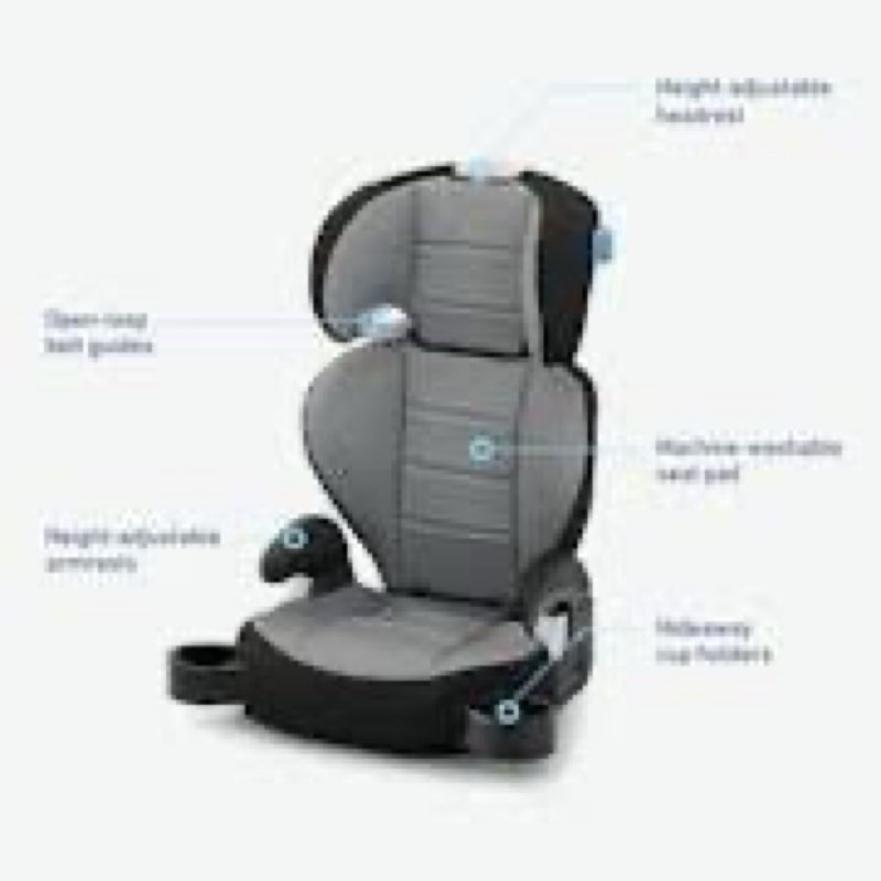 Graco TurboBooster 2.0 Highback Booster Seat, Declan, Grey ( incomplete )( similar )
