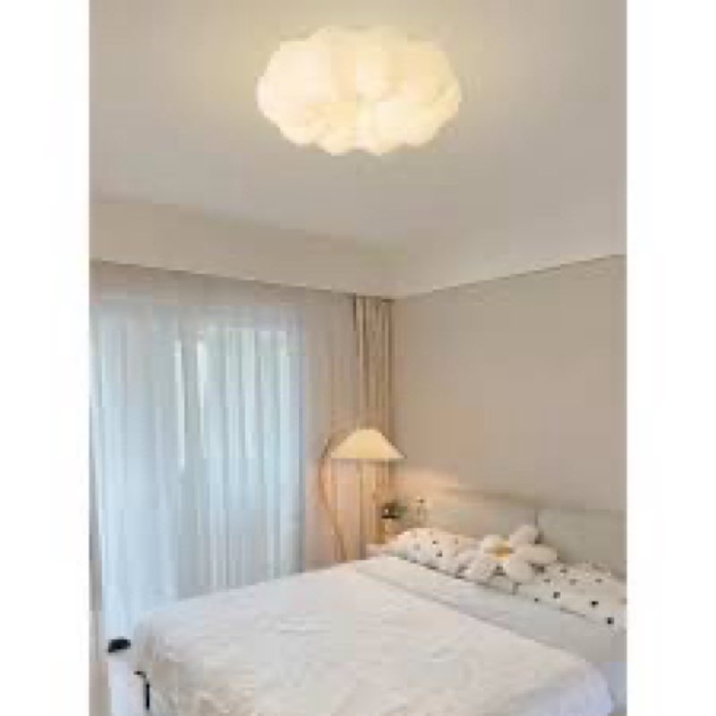 17.72" pumkin  cloud ceiling light with remote control