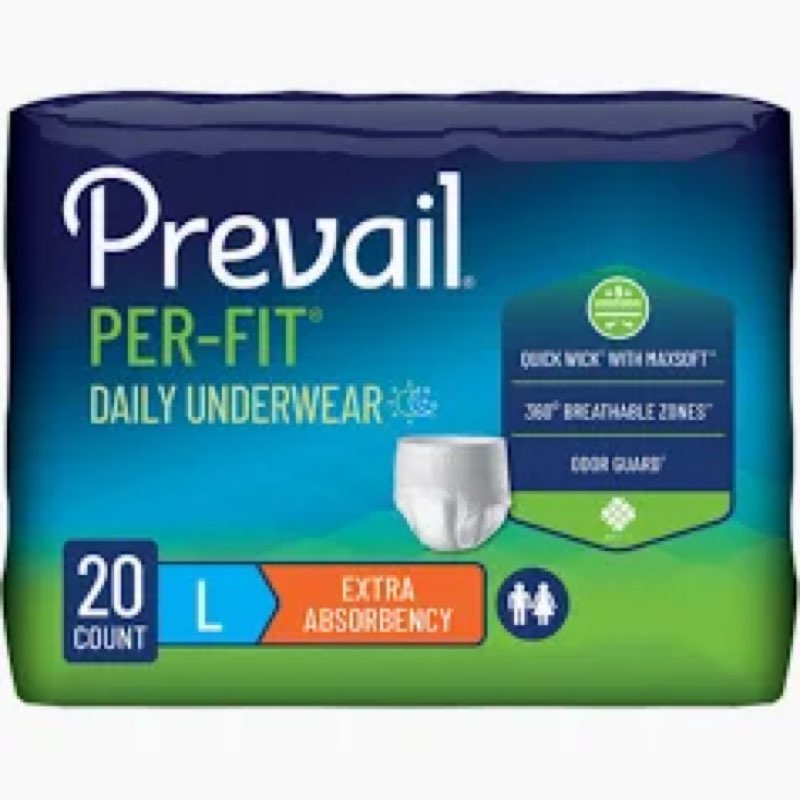 Prevail Daily Protective Underwear - Unisex Adult Incontinence Underwear - Disposable Adult Diaper f