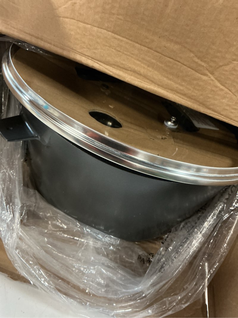 Condition photo showing Good Condition for presto 06009 10-quart kitchen kettle xl multi-cooker, steamer and deep fryer, black