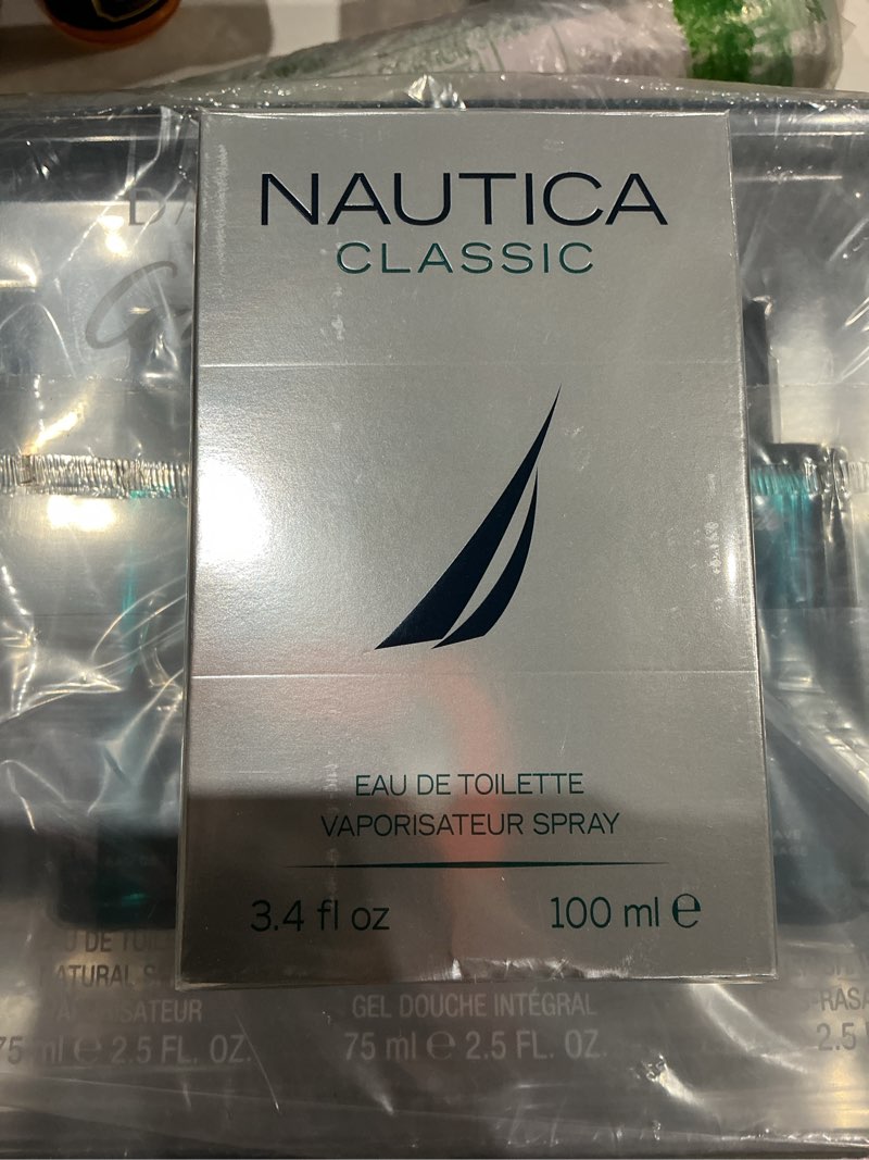 Condition photo showing Good Condition for nautica classic eau de toilette, men's fragrance, 3.4 fl oz classic - eau de toilette 3.4 fl oz (pack of 1)