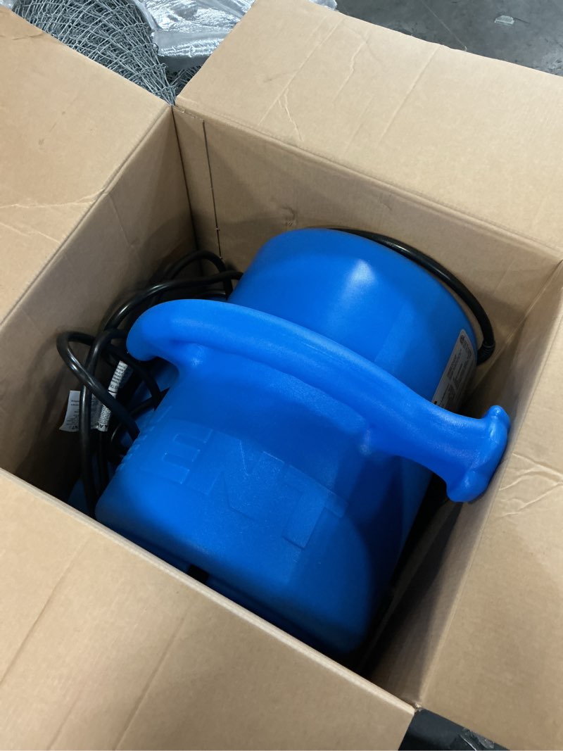 Condition photo showing As Is for b-air 13.3 in. h 3 speed blower fan
