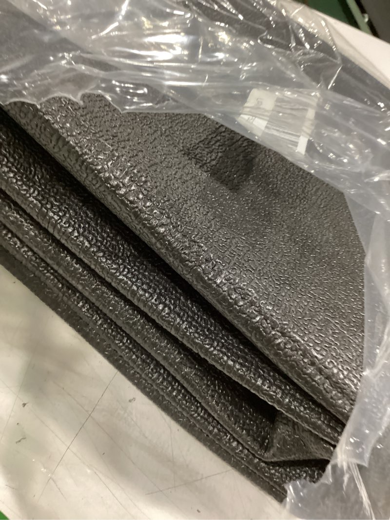 Condition photo showing Good Condition for walking pad mat – 79" x 39", non-slip treadmill mat for carpet floors & hardwood, shock absorbing exercise mat & under treadmill mat for floor protection in home gym 78.7"l x 39.4"w x 0.16"th