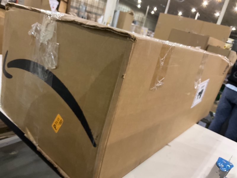 Condition photo showing As Is for Portable Steam Sauna for Home,Personal Steam Room,Sauna Box,Home Sauna,Steam Sauna Tent for Steam Detox Relaxation Spa (Aluminum Film)