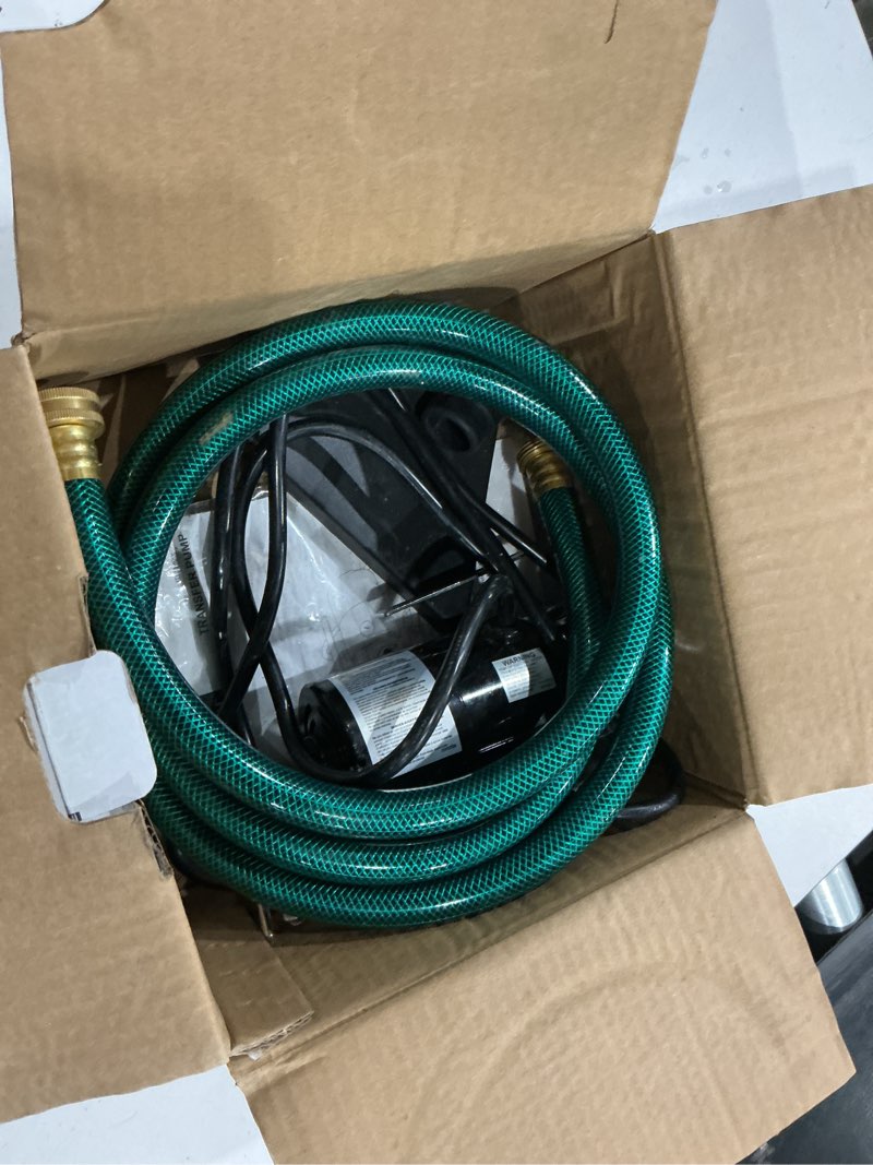 Condition photo showing As Is for utilitech 1/12-hp 115-volt 5.6-gpm stainless steel electric utility pump