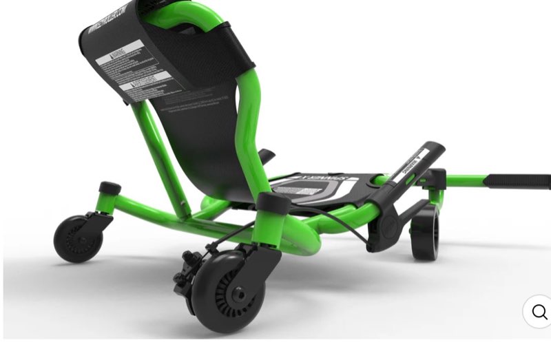 EzyRoller Spinner X Ride On Toy for Kids, Ages 4-12, Up to 154 lbs - Green