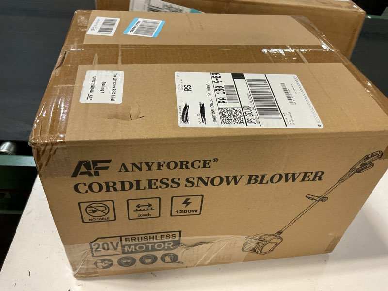 Condition photo showing New/Like New for Electric Snow Shovel-Cordless Snow Removal Kit with Direction Plate & Dual-Safety Switch,Max 10" Throw Distance,Compatible with Dewalt 20V Max Battery (Tool Only)