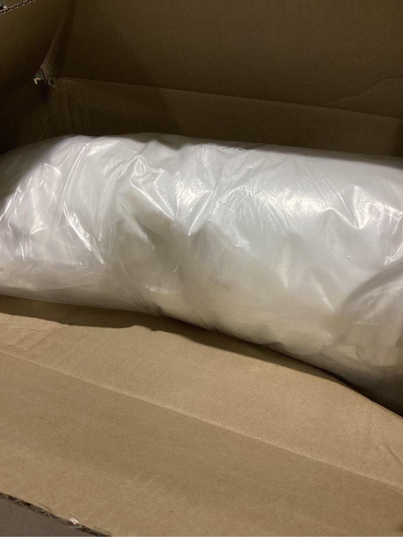 Condition photo showing As Is for miulee 22x22 inch throw pillow insert premium throw pillow polyester microfiber stuffer pillow for sofa bed couch 22x22 inch (pack of 1)