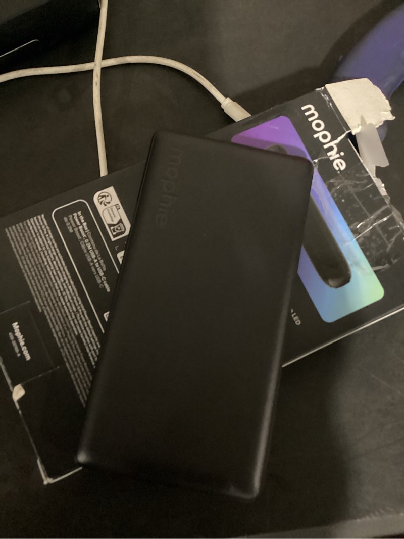 Condition photo showing Good Condition for working verified no cord  mophie power boost 10000 mah usb-a/usb-c power bank - black