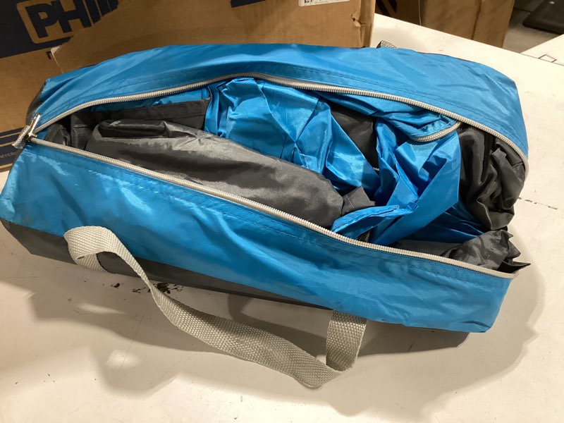 Condition photo showing Good Condition for venustas beach tent sun shelter for 3/4/6/8 person, upf 50+ uv protection beach canopy, lightweight and easy setup cabana, portable shade tent sky blue 8 person