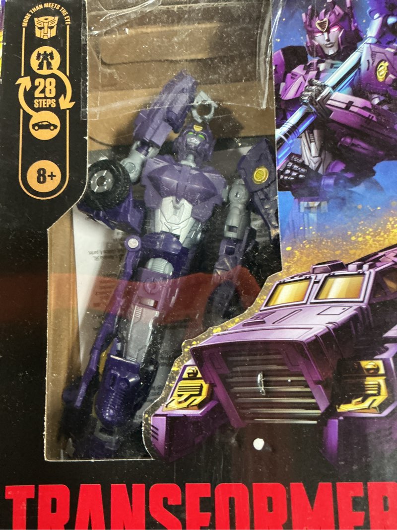 Condition photo showing Good Condition for Transformers Age of The Primes Deluxe Class The Thirteen Solus Prime, 5.5-inch Converting Action Figure, Robot Toys for Ages 8+