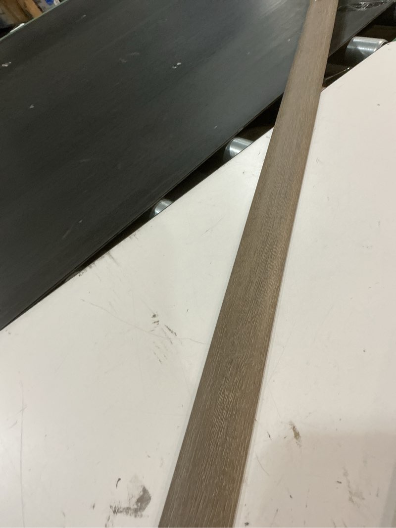Condition photo showing Good Condition for project source baron 0.23-in t x 2-in w x 78.7-in l vinyl multi-purpose floor moulding