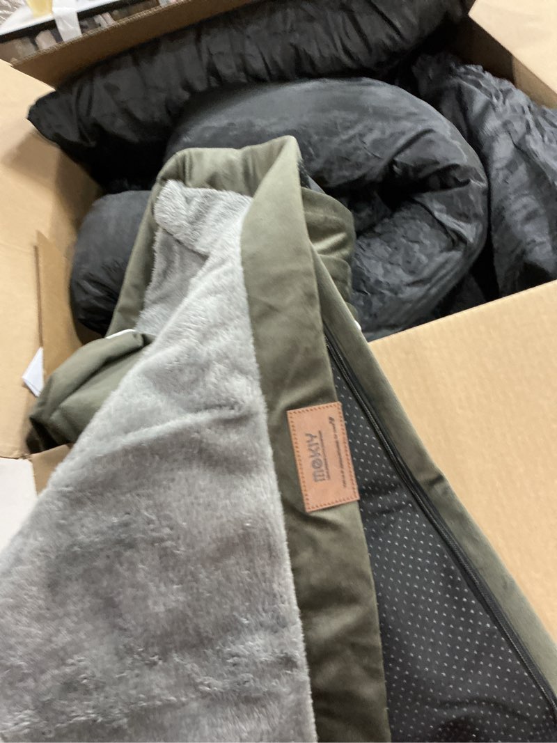 Condition photo showing As Is for Different color to the file phot Size 1))Extra Large Dog Bed-Orthopedic Waterproof XL Dog Bed for XLarge Extra Big Dogs - Foam Couch Sofa Was