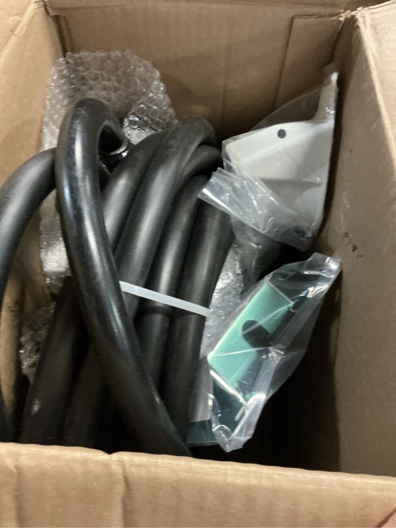Condition photo showing As Is for grizzl-e classic level 2 electric vehicle (ev) charger up to 40 amp, ul certified indoor/outdoor electric car fast wall charging station, nema 14-50 plug, 24 feet premium cable, avalanche edition avalanche nema 14-50 plug