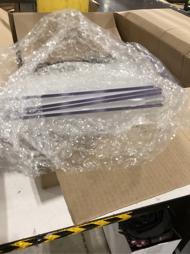 Condition photo showing Good Condition for Sieral Aquarium Polycarbonate Canopy Set 2 Pcs 22.95 x 11.5 x 0.12 Inch for 33/40/55 Fish Tank with Center Brace Aquariums Cover Fish Tank Lid with a Hook Knife, Breathable Hole and Handle, Clear Clear 48x13in