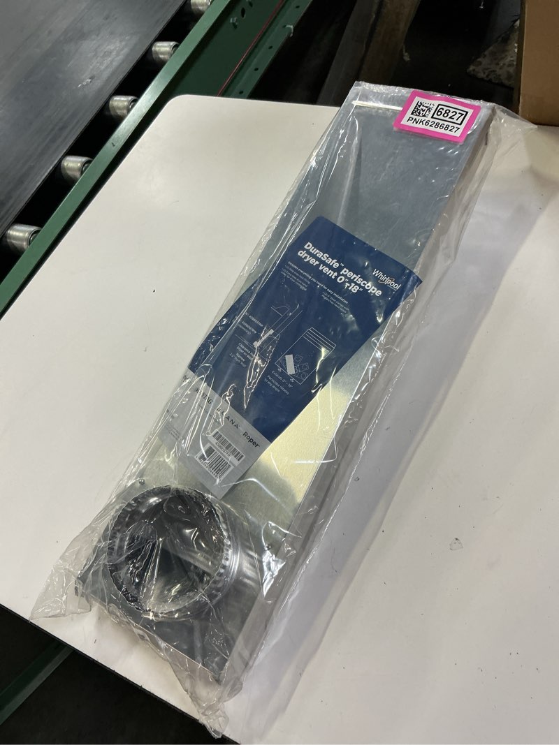 Condition photo showing New/Like New for whirlpool 4396037rp genuine oem dryer telescoping vent kit for dryers vent dryer vent hose dryer vent dryer hose dryer duct dryer vent kit standard size stainless steel 1 each