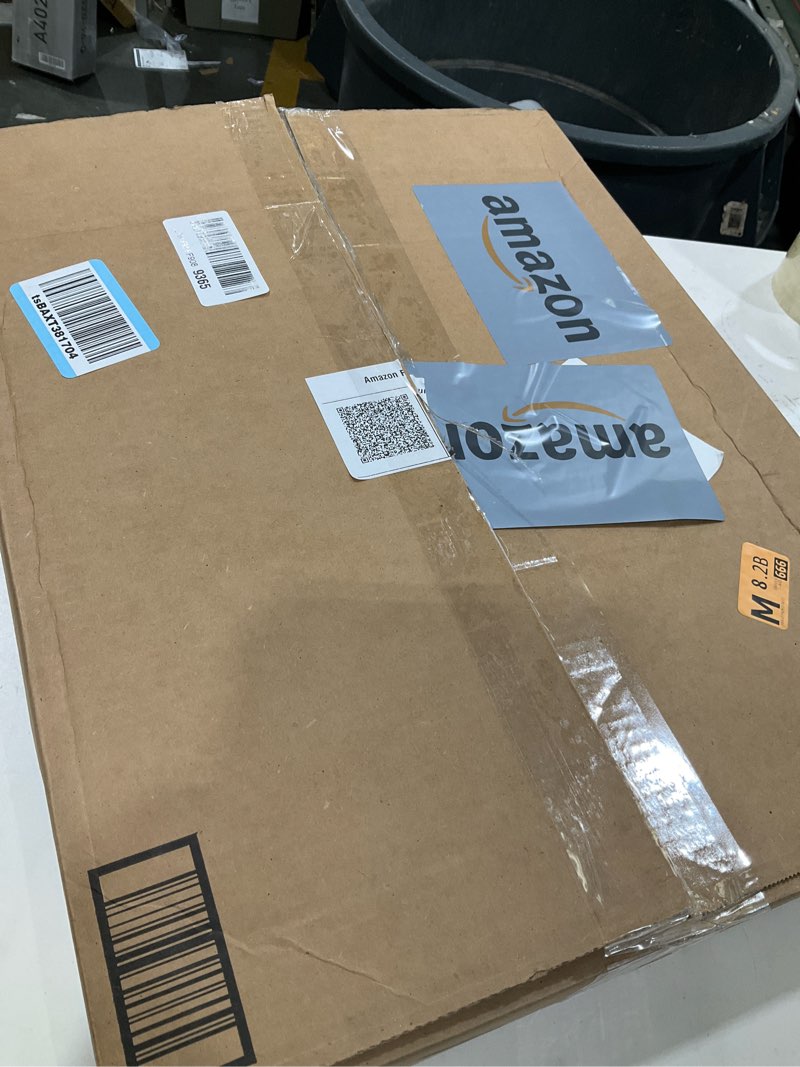 Condition photo showing Good Condition for 2 Pack Large Linen Fabric Collapsible Storage Bins with Lid and Handles, Washable Storage Box Baskets Cube with Removable Divider for Bedroom,Closet,Office,Living Room,Nursery (Black, Large) Black Large