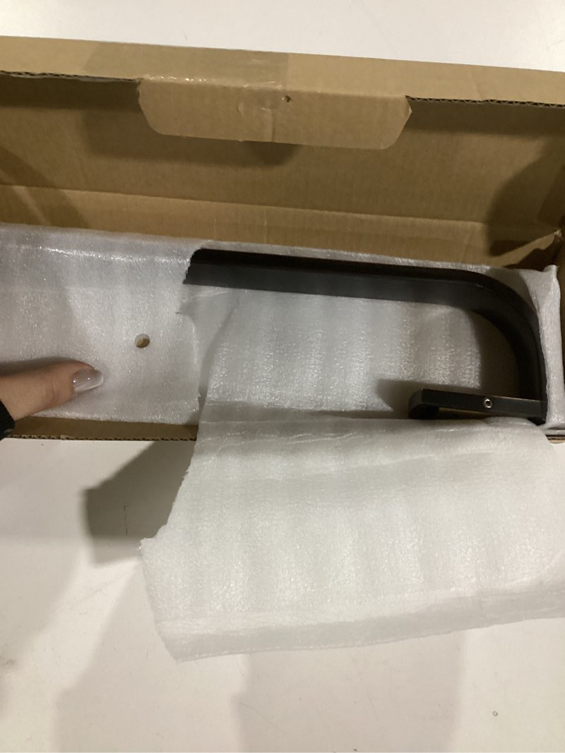 Condition photo showing As Is for Flybath Towel Rail Bar Single Layer Brass Antique Holder Wall Mounted 57 cm / 22.44 inches, Oil Rubbed Bronze