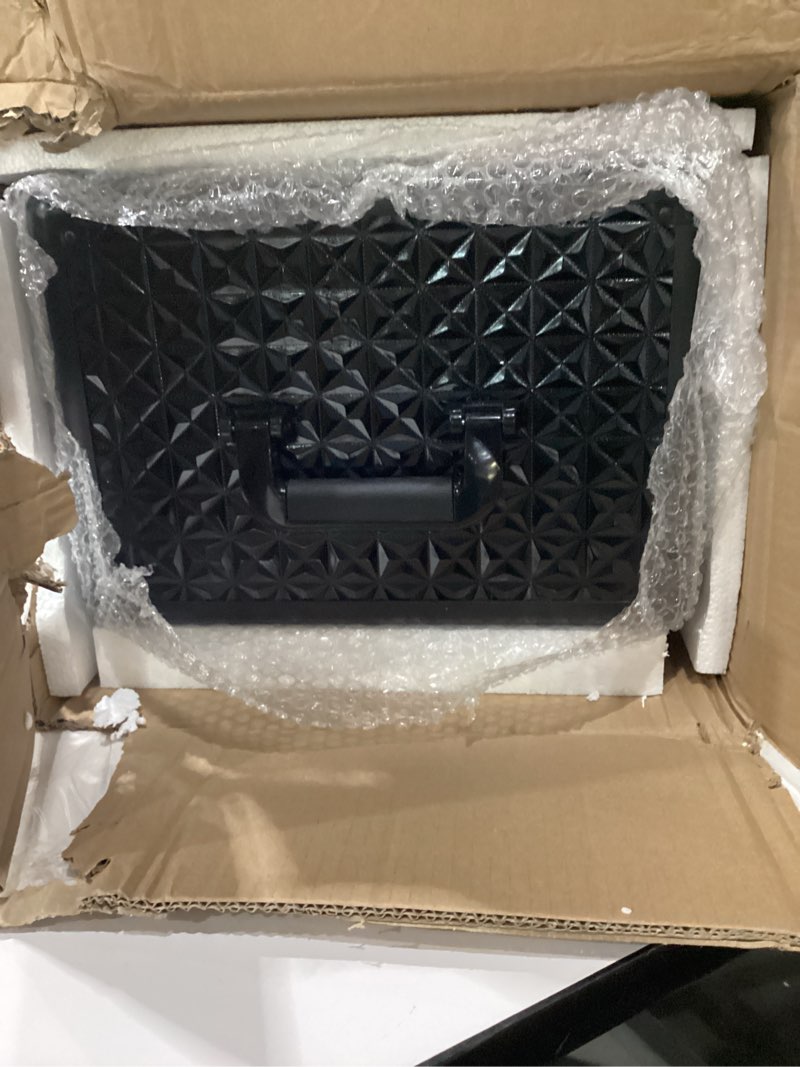 Condition photo showing Good Condition for SIMILAR TO PICTURES Rolling Makeup Case with Large Drawer, Makeup Train Case with Tray, Cosmetology Case on Wheels, Travel Makeup Case Organizers, Professional for Salon Barber, Nail, Tattoo, Black