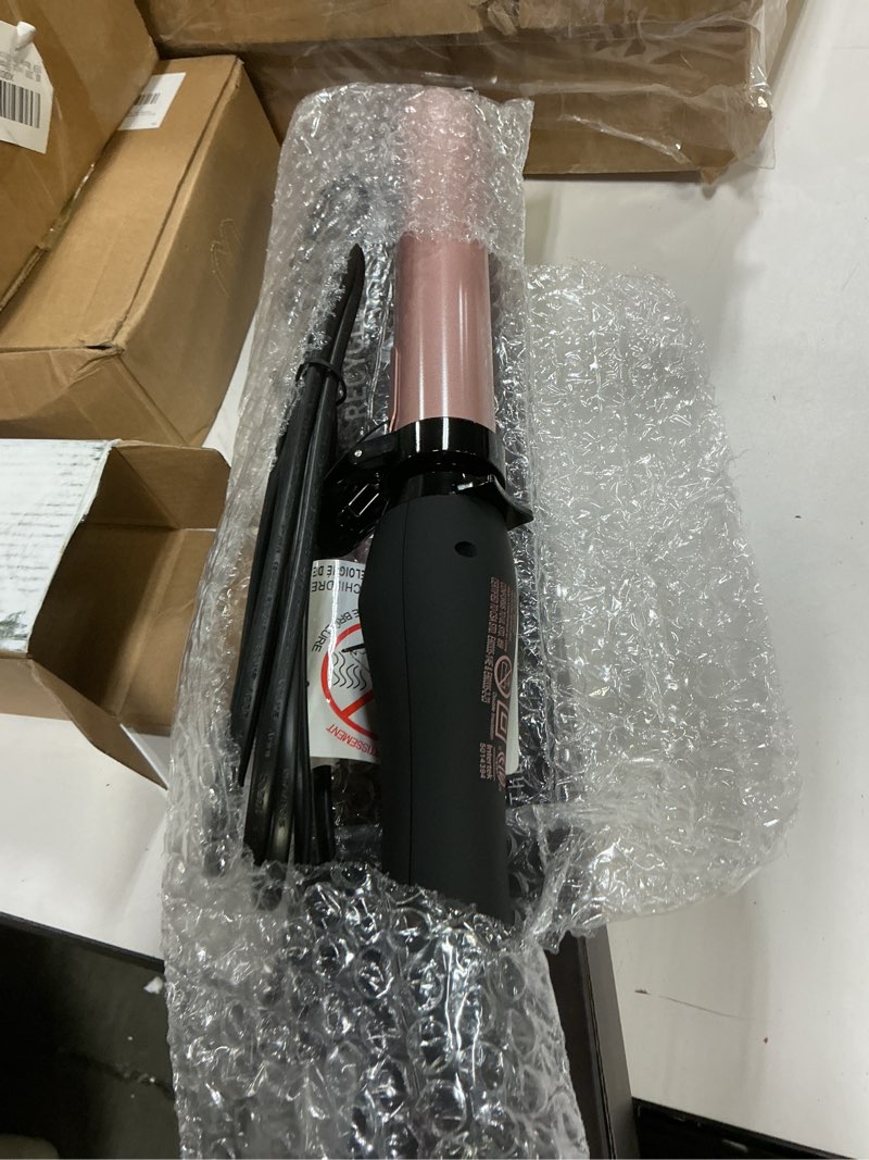 Condition photo showing Good Condition for The Beachwaver Co. Beachwaver B1.25 Rotating Curling Iron - Midnight Rose | Automatic 1.25 Inch Ceramic Curling Iron | Auto-Shut Off, Travel-Friendly, Dual Voltage | B-Series (BW160BX)