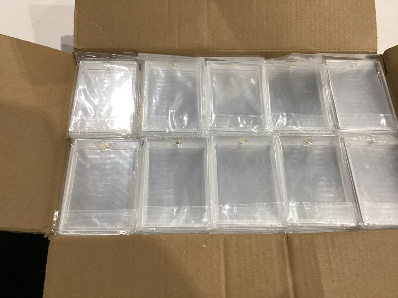 Condition photo showing Good Condition for Magnetic Card Holder 100 Pack, 35PT One Touch Card Holder, Trading Card Protectors for Baseball Card Sports Card