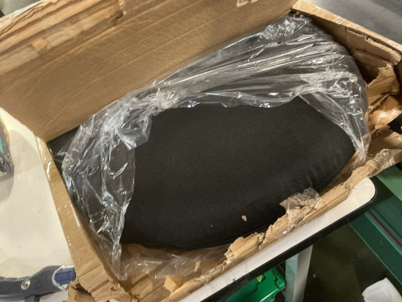 Condition photo showing Good Condition for Mindful Modern Meditation Chair | Adjustable Floor Chair with Back Support | Padded Floor Seat for Posture Support and Comfort | Portable Folds Flat for Storage | Indoor/Outdoor Use | Stone Black Charcoal Black