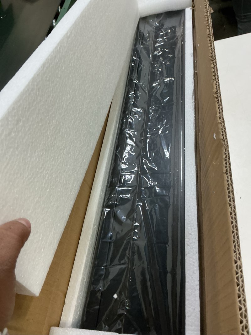 Condition photo showing New/Like New for horow baseball bat display case - baseball bat wall mount wooden frame with acrylic transparent door holder rack cabinet wall mounted shadow box vertical or horizontal, w/98% uv protection-lock