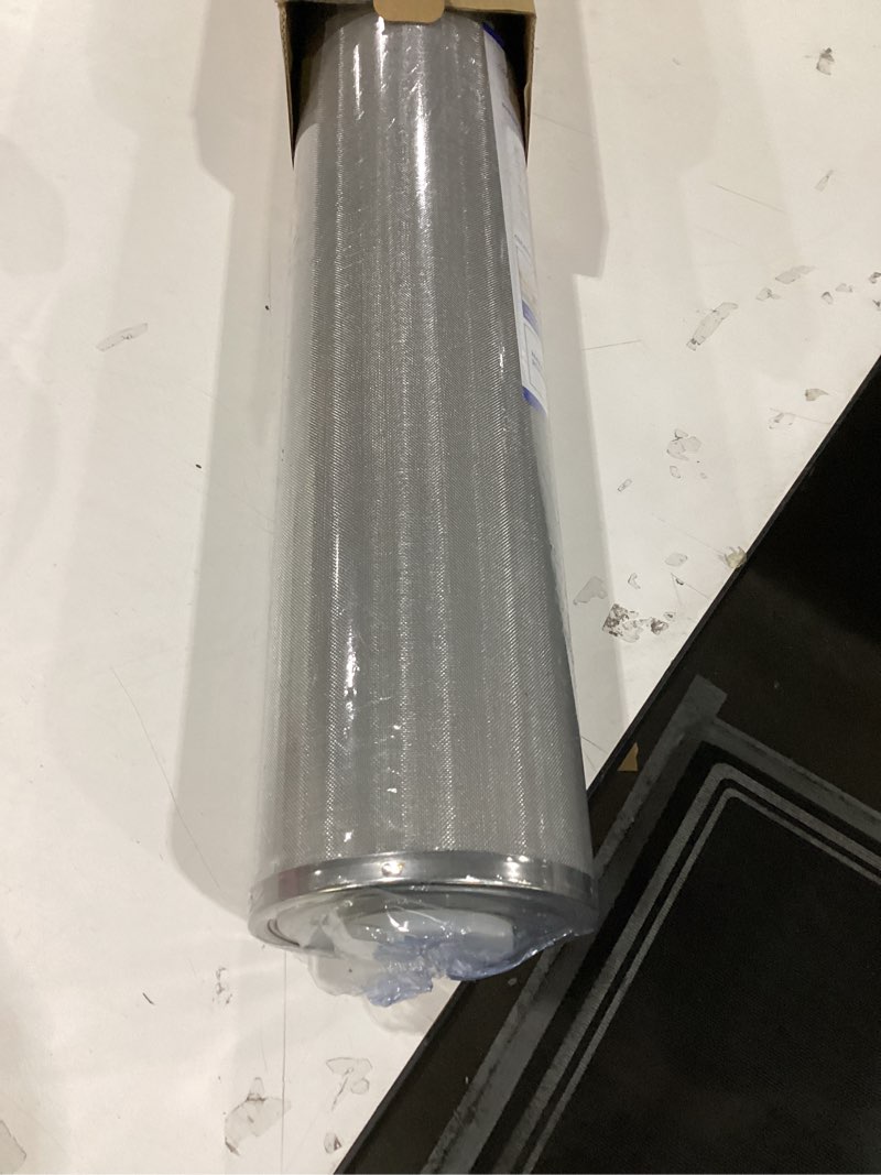 Condition photo showing New/Like New for WHT20 Whole House Water Filter Housing, Fit 20"x4.5" Sediment etc Filters for Well and City Water, Big Filter Blue Pre-Filtration System for Home, 1" NPT Port, Pressure Release (Clear Housing) Fit for 20"x4.5" Sediment etc Water Filters