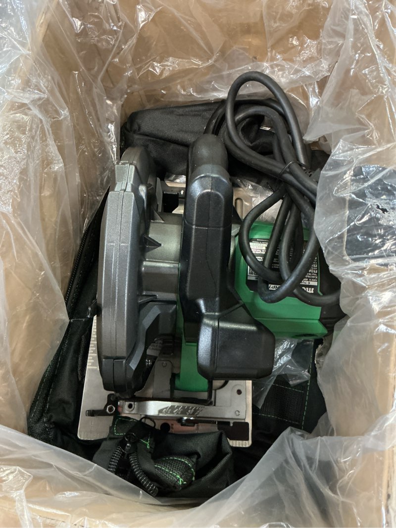 Condition photo showing Good Condition for Metabo HPT Circular Saw Kit | RIPMAX | 7 1/4-Inch Blade | 6,800 RPM | Dust Blower Function | 5-Year Warranty | C7UR