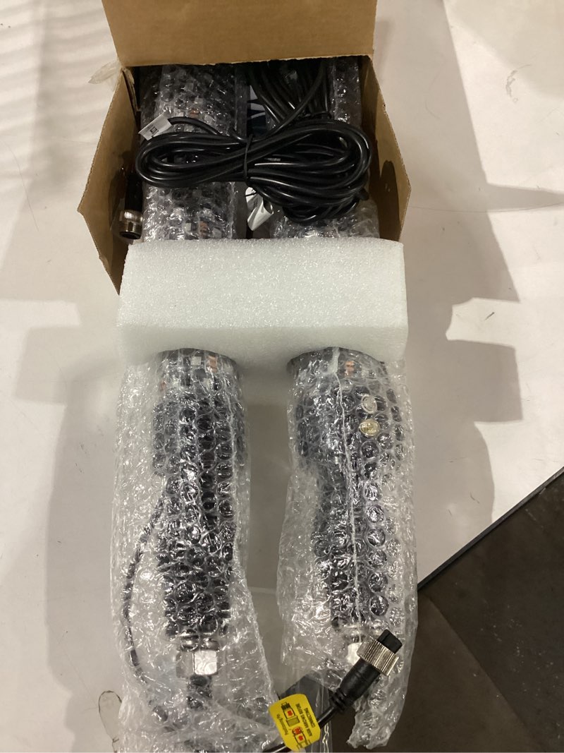 Condition photo showing Good Condition for 2pcs 2ft fat whip lights with spring base, thick led with app & remote control, spiral rgb chasing lighted antenna with rocker switch, music light for utv atv can-am truck 2ft -2pcs fat whip lights