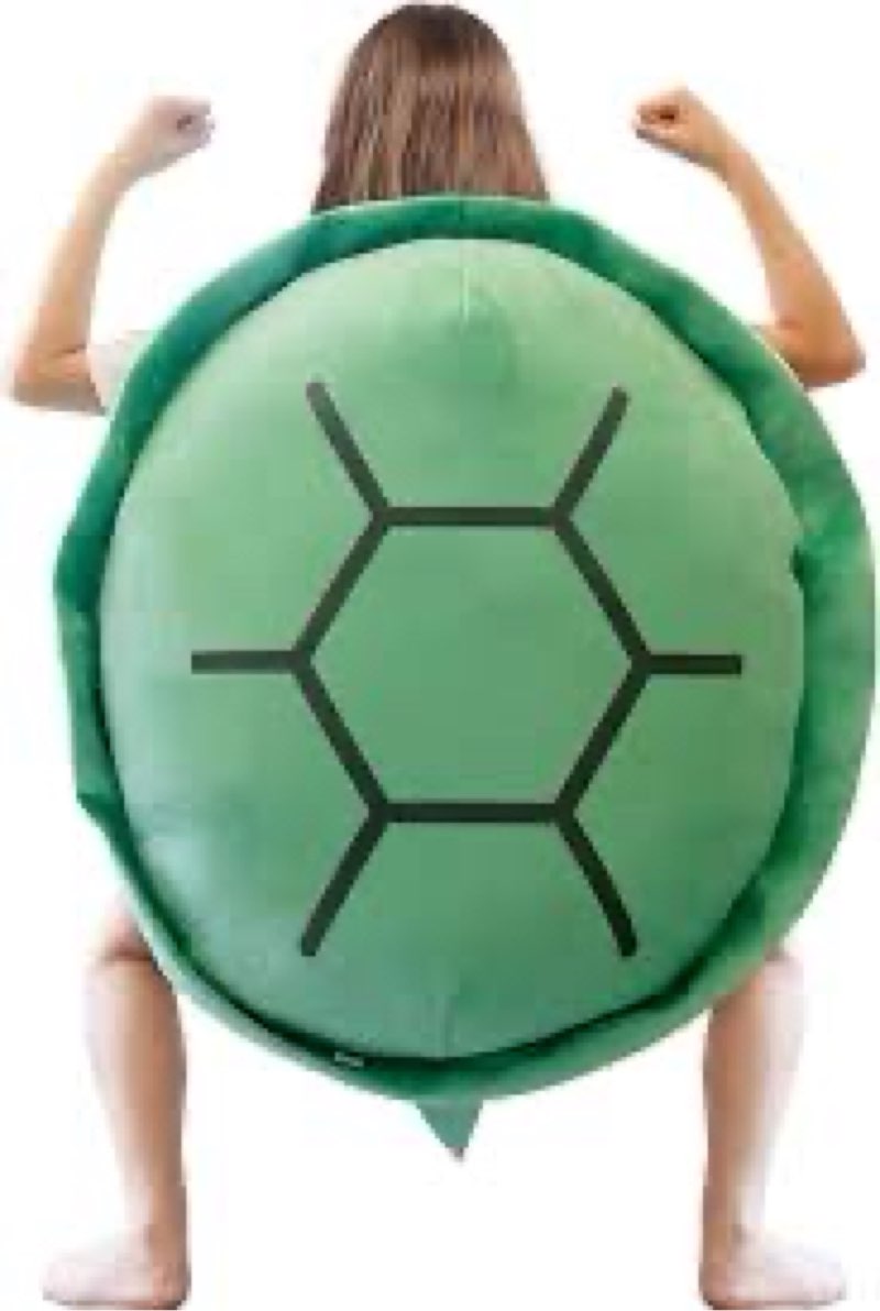 40 Inch Wearable Turtle Shell Pillows Tortoise Shell Stuffed Animal Turtle Plush Cushion Toy Dress Up for Adult