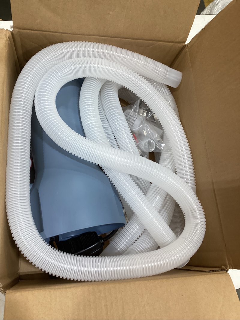 Condition photo showing Good Condition for kimfilter pro series 1000 gph above ground pool filter pump | efficient filtration & powerful water circulation, improved water cleanliness & clarity - gray
