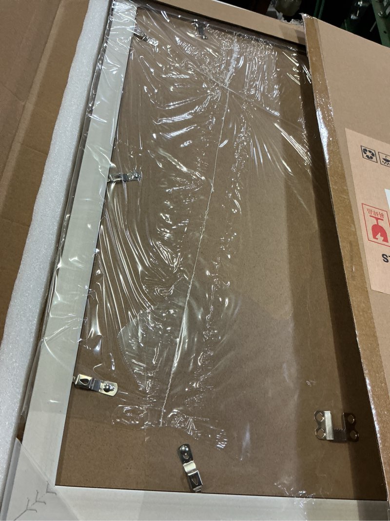 Condition photo showing Good Condition for 16x20 picture frame with real glass set of 2,vintage frames - antique style frames for wall - ornate frame for rustic white office or home decor display family friends wedding gift ps-white-2pcs 16x20in