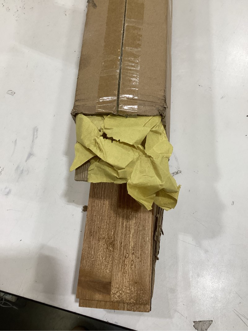 Condition photo showing Good Condition for Peel & Stick Real Wood Planks, Rustic Reclaimed Barn Wood Paneling, Brown Gray Combinations, 10.5 sq. ft 10.5 Sq.Ft Brown Gray