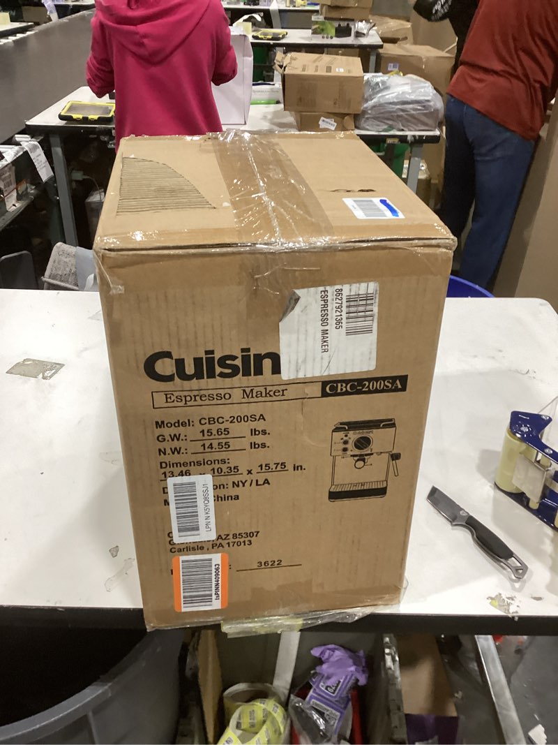 Condition photo showing New/Like New for Cuisinart Coffee Center Barista Bar 4-in-1 Coffee Maker, Single-Serve Pods Compatible, Coffeemaker, Three Brewing Sizes, SS-4N1NAS, Black Black 12-Cup