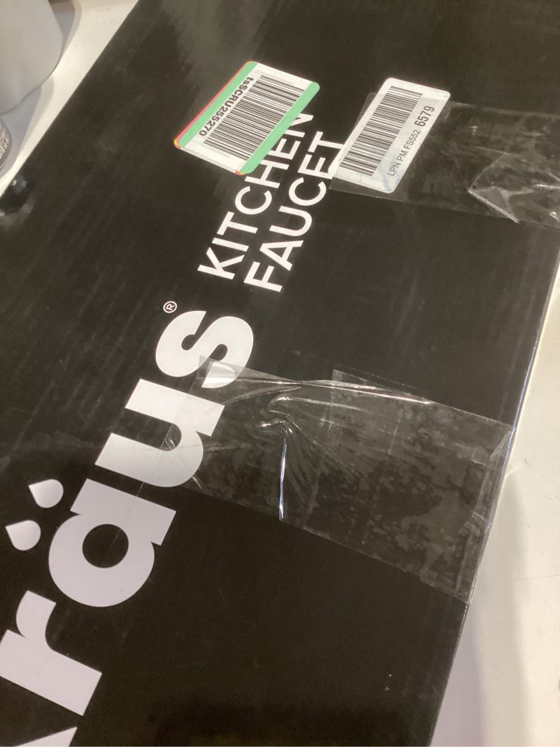 Condition photo showing New/Like New for KRAUS Oletto Touchless Sensor Pull-Down Single Handle Kitchen Faucet in Spot-Free Stainless Steel, KSF-2830SFS Spot Free Stainless Steel 16 5/8 inch Pull Down Touchless Faucet