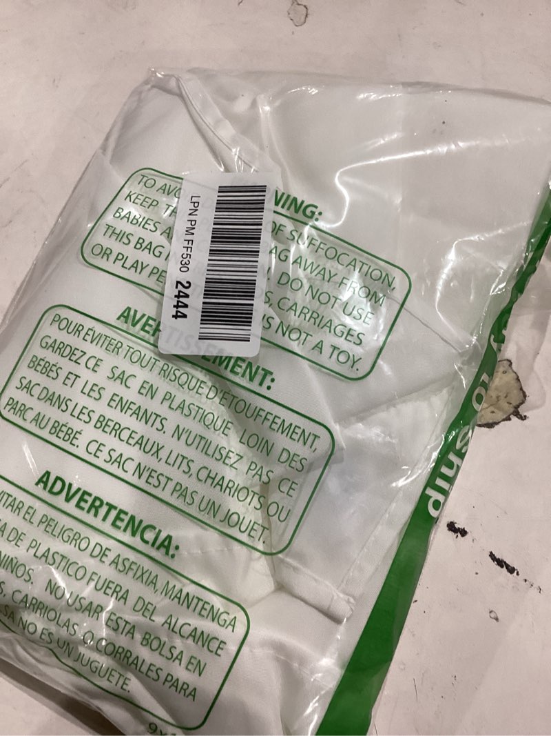 Condition photo showing Good Condition for Snap in Fabric Replacement Liner with Magnets - Compatible with 71"x78" Long Hotel Style Shower Curtain, Removable & Detachable to Wash - White, 70x60 White 70"W x 60"L (Pack of 1)