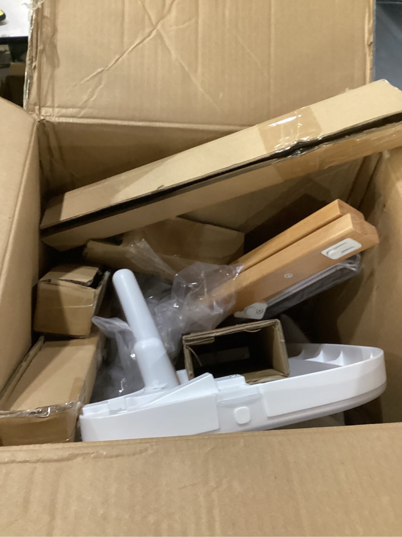 Condition photo showing As Is for évolur 360° Bloom Highchair, Rotating, Convertible Baby Feeding Chair with Adjustable Height, Removable Tray, Easy to Clean, Stylish & Space-Saving for Newborns & Toddlers - Panna Cotta