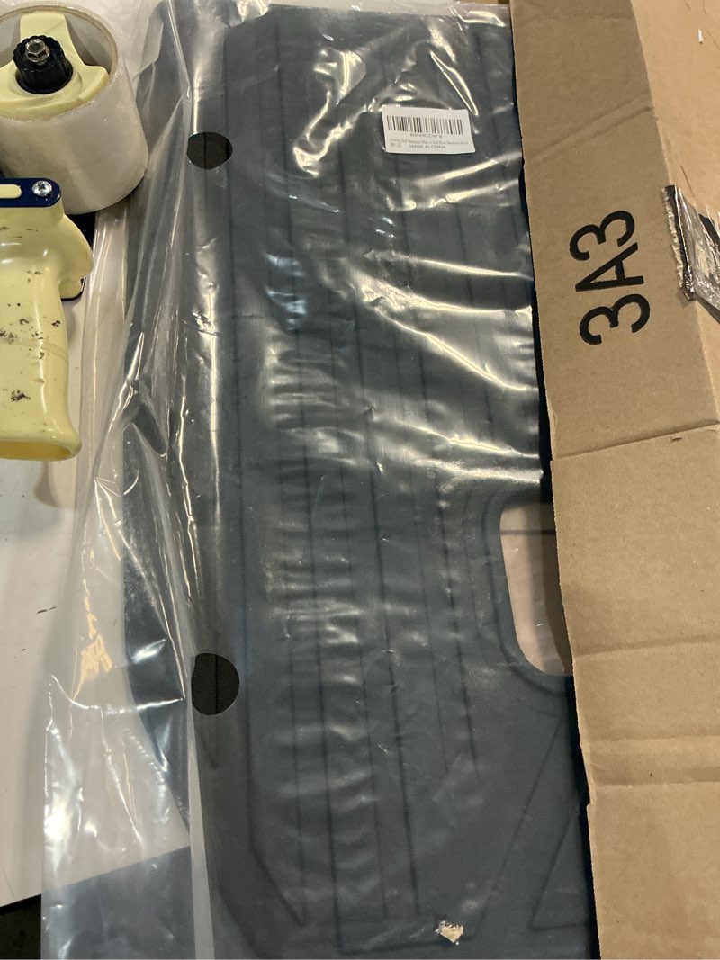 Condition photo showing New/Like New for powoq 6 seats cargo mat compatible with 2016-2026 dodge durango trunk mat tpe 2nd back seat protector cargo liner trunk liner replacement for 2016-2026 dodge durango accessories 6 seats 2nd row backrest mat