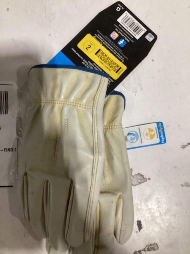 Condition photo showing Good Condition for Wells Lamont X-large Yellow Leather Utility Gloves 1 -Pairs