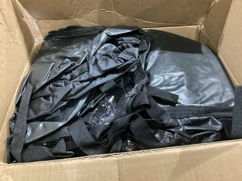 Condition photo showing Good Condition for 10L0L Universal Golf Cart Enclosure Compatible with EZGO and Club Car Models, 2-Passenger Golf Cart Waterproof 420D Material Windproof Transparent on 2 Sides Black