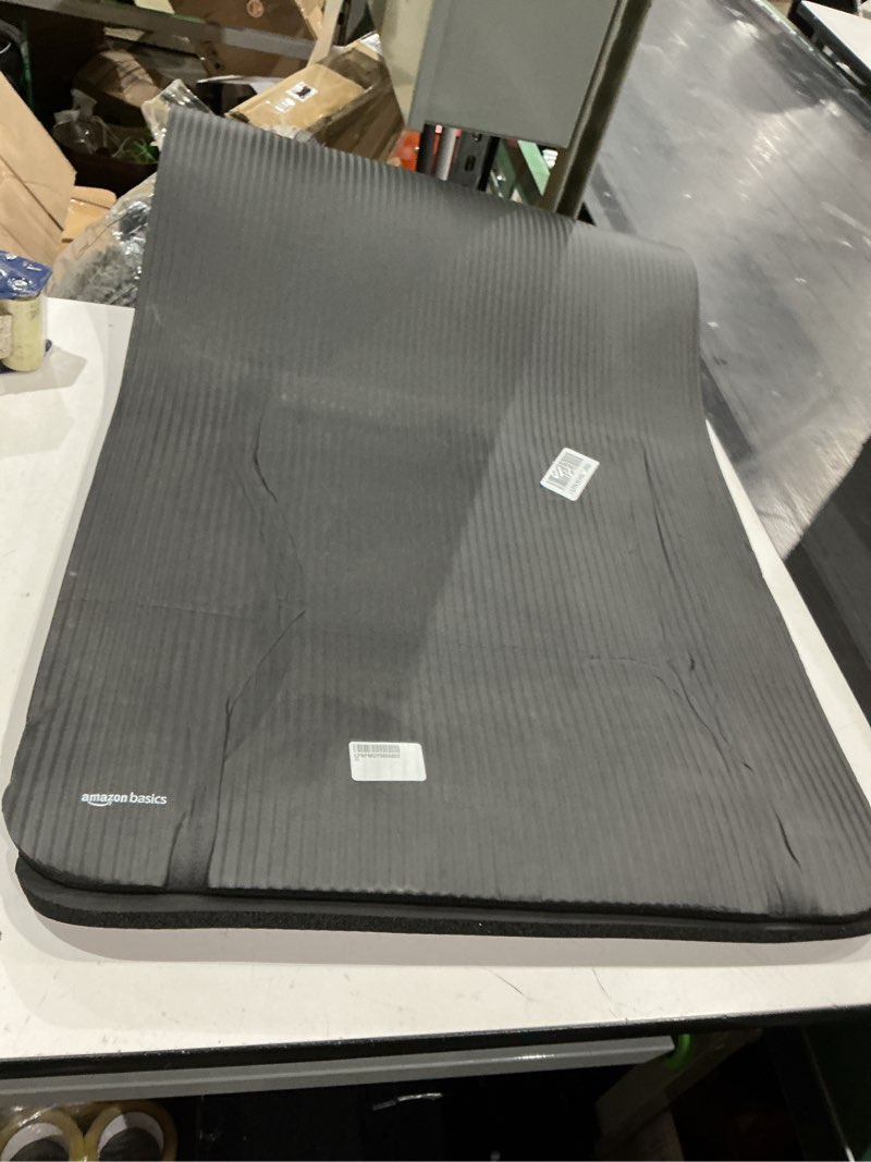 Condition photo showing As Is for yoga mat knee pad thick exercise fitness 15mm black