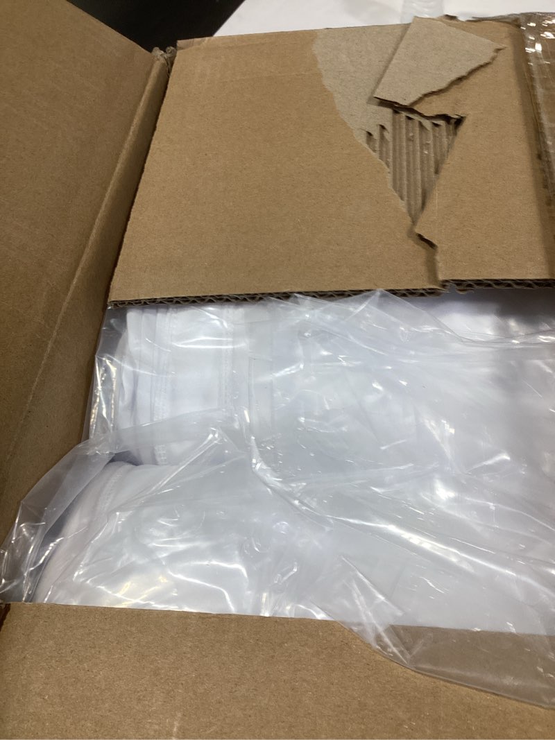 Condition photo showing Good Condition for 50ftx40ft white ceiling curtain for wedding parties – 10 panels wrinkle-free 40 ft long tent draping curtains for wedding, birthday & theme parties, 40ft height with rod pocket 60"w x 480"l (pack of 10) white