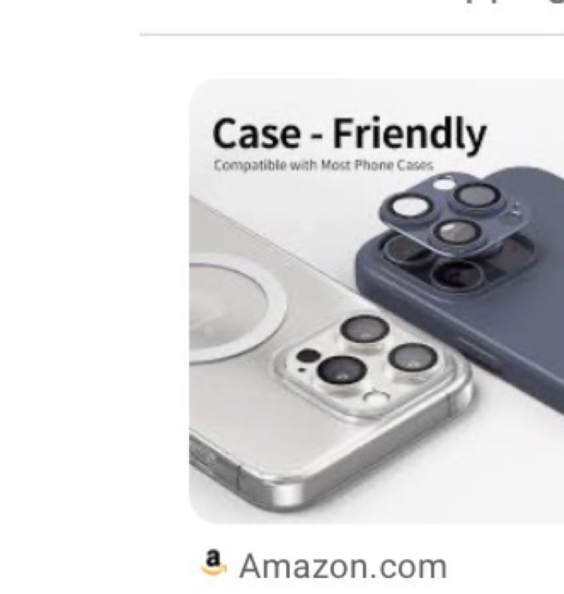 KISMER for iPhone 15 iPhone 15 Plus Camera Lens Protector 2 Pack 9H Tempered Glass Camera Cover Lens